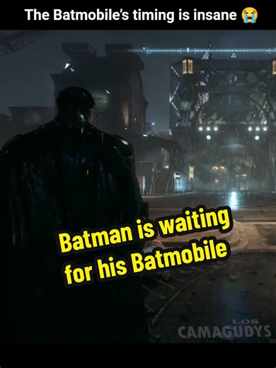 Batman Expects His Batmobile in Arkham Knight