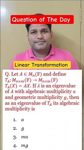Linear Transformation | Linear Algebra | IIIT JAM & CUET PG | IFAS
