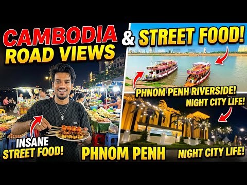 MY CAMBODIA VLOG | Amazing Road Views & Incredible Street Food! 🇰🇭