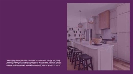 Cabinets To Go TV Spot, 'Dreaming of a New Kitchen: BOGO'