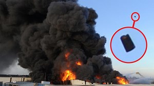 Drums shot into the air ‘like rockets’