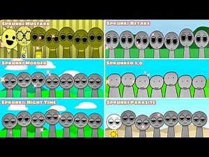 Mix all Sprunki | Sprunki Mustard vs Sprunki Retake vs Sprunki Modded vs Sprunked 2.0 vs ...(P1)