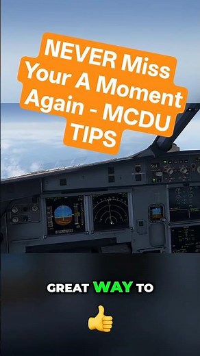 The Smart Airbus MCDU Trick for Perfect Descents! ✈️📟