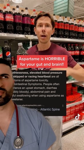 Aspartame is HORRIBLE for your gut and brain!! 😭🔥🏫 #weightloss #fatloss #nutrition #fitness | Nutrition Explained
