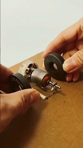 showing how magnetic force working inside motor #experiment