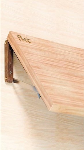 DIY Foldable Table Support Hinge Design
