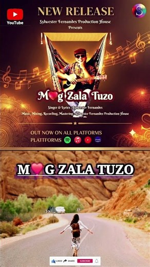 𝗠𝗢𝗚 𝗭𝗔𝗟𝗔 𝗧𝗨𝗭𝗢 [New Official Konkani / English Song Music Video 2026] Feat: -Sylwester Fernandes ❤️🎵🎤