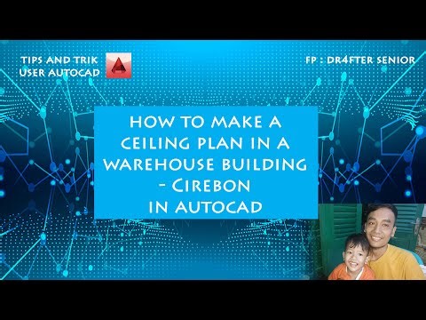 How to make a ceiling plan using Autocad