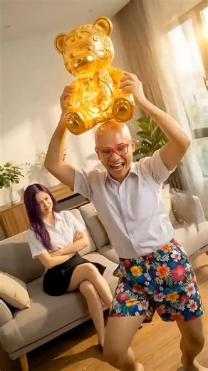 Múa Quạt Trên Đầu Hói Lấy Le Crush & Pha Làm Vỡ Mô Hình Gấu Vàng Đi Vào Lòng Đất! #capybara