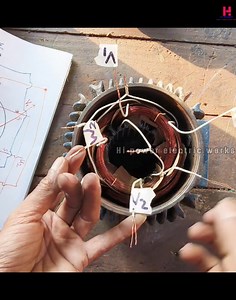 18K views · 394 reactions | 3 Phase 3 HP 2800 rpm motor winding connection with diagram detailed video #3phasemotorwinding #3hp3phasemotorwinding #motorwindingtutorial #inductionmotorwinding #learnmotorwinding #electricmotorwinding #singlephasemotorwinding #motorwindingconnectiondiagram #hipowerelectricworks #motorwinding #motorwindingconnection #threephasemotor #threephasemotorwindingconnection | Hi power electric works | Facebook