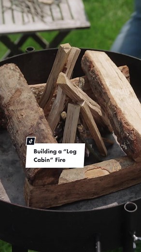 The best design for open fire cooking is, in our opinion, a log cabin fire. Here's how. Get more tips in our cookbook, The Outdoor Cook. #logcabinfire #howto #outdoorcooking #outdoorlife #cooking #grilling #americastestkitchen