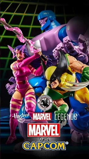 NEW Hasbro Marvel Legends Marvel Vs Capcom Wolverine, Psylocke & Sentinel Figures #marvelvscapcom