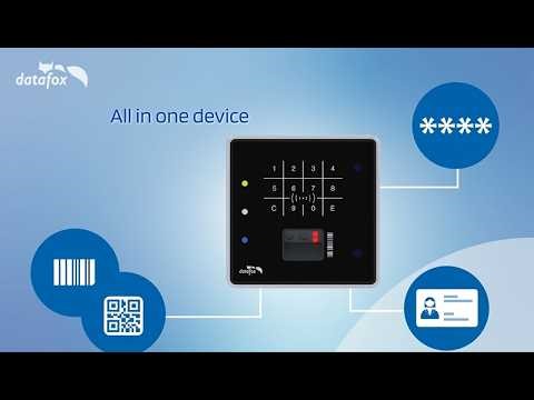 Datafox EVO Intera II Access Reader – with QR Code Scanner, PIN and RFID