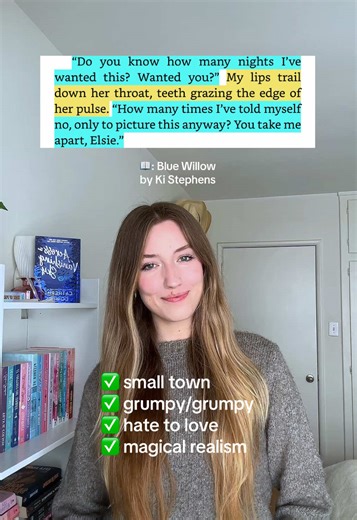 the PERFECT romance to read before winter officially ends 🤭 from 📖: Blue Willow by Ki Stephens #romancebookrec #romancerec #smalltownromancebook #smalltownromancebooks #romancereadersoftiktok