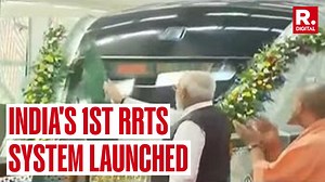 2.1K views · 91 reactions | PM Modi launches India's first Regional Rapid Transit System #PMModi #NarendraModi #DelhiGhaziabadMeerutCorridor #Sahibabad #UttarPradesh #RapidTrain | Republic | Facebook