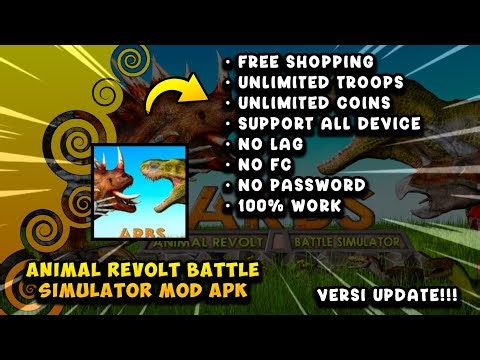 ANIMAL REVOLT BATTLE SIMULATOR MOD APK [ NO PW ] || VERSI UPDATE!!!