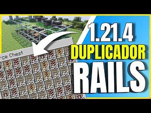 ✅ DUPLICADOR de RAILS Minecraft JAVA 1.21.4