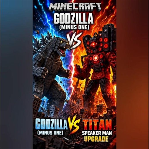 🔥 Godzilla Minus One vs Titan Speakerman Upgrade | Minecraft Addon Battle! Who Wins?