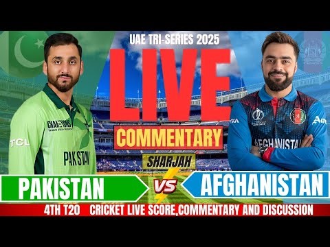 Pakistan vs Afghanistan | T20 Match | Live Cricket Score & Commentary