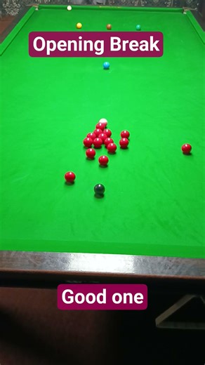 opening Break shot of the frame. #snookerplayer #snooker #safebreak
