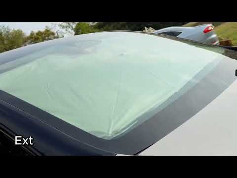 Windshield Sun Shade Umbrella, Portable Foldable, Spring Structure Wind Shield Front Window Sunshade