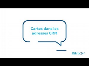 Cartes dans les adresses CRM | CRM -Bitrix24