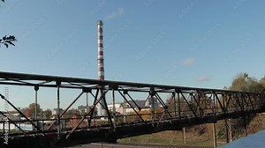 Global WARMING Pipes pollute the atmosphere of industry Pollution by smoke, industrial factories pollute, chimneys exhaust pipes, the main sources of industry media world polluting industries.Sos