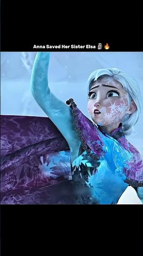 Anna Saved Her Sister Elsa 🗿🔥 Frozen edit #edit #shorts #frozen #animation
