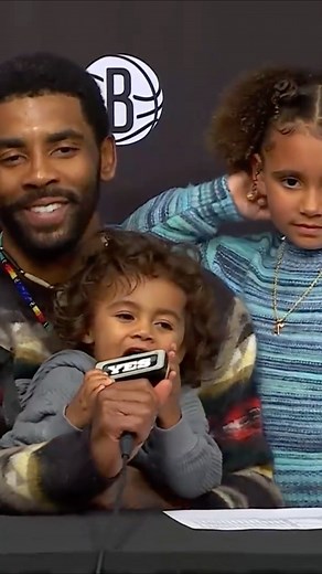 Kyrie Irving | KAI | Kaire was the star of Kyrie’s postgame interview😂 #KyrieIrving | Instagram
