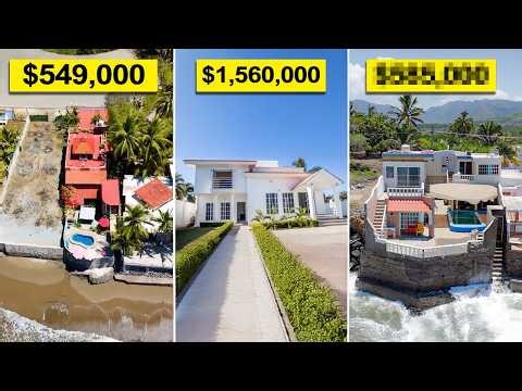 3 Luxurious Beachfront House for Sale in Mexico!