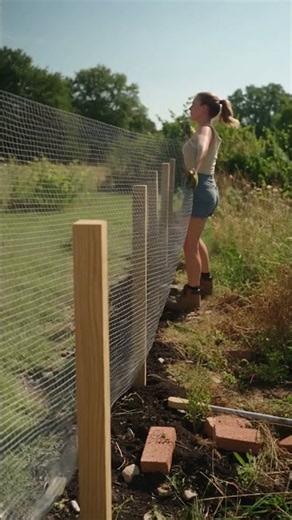 Transforming Home Backyard Garden Space into a DIY Chicken Enclosure 🐔 #garden #gardening #diy #home