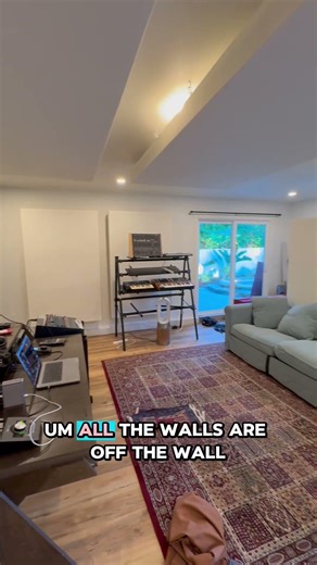 New Studio with Sound Isolation Panels