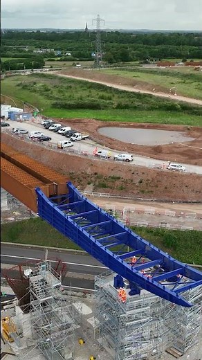 HS2 begins M6 viaduct slide #short