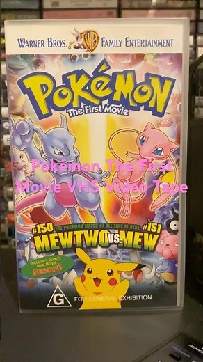 The First Movie Pokémon Australian Video VHS PAL Cassette Tape #pokemonx #pokemonmovie #pokemonn
