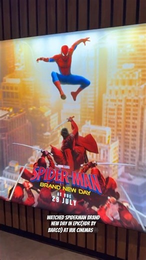 Spiderman brand new day at VUE cinemas Basildon #spiderman #tomholland #spidermanbrandnewday #mcu