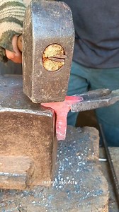 Making a small anvil from an old bolt. | Instant Project