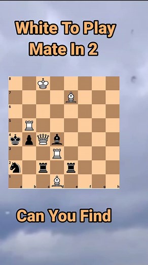 Mate In 2#chess #chesspuzzle