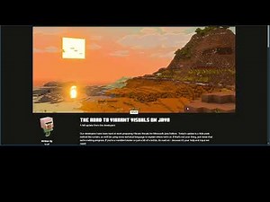 The Road to Vibrant Visuals: Minecraft Java’s Next Big Rendering Upgrade! 💡