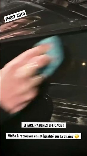EFFACE RAYURES VOITURES GS27 TRÈS EFFICACE ! Retrouvez la vidéo en intégralité sur la chaîne 😊👍