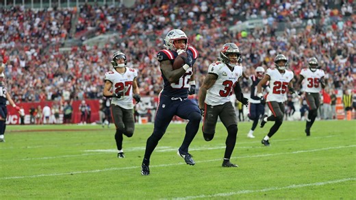 Can't-Miss Play: 55-yard TD! TreVeyon Henderson bursts past Bucs for six in Tampa Bay