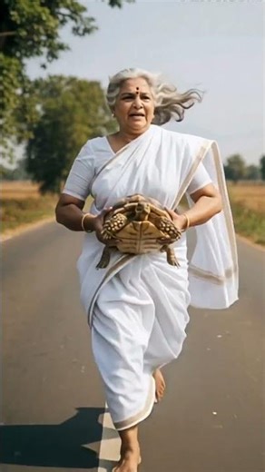 Grandma saves cute turtle from the butcher 😭 #ai #turtle #save