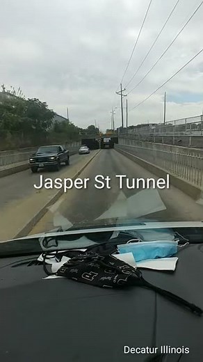 🚗 Decatur Illinois - Jasper Street Tunnel Underpass/Overpass- 🚚 Road Under the Railway 🛤