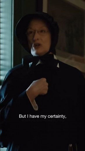 Sister Aloysius Confronts Father Flynn | Doubt (2008) Iconic Scene #merylstreep #womeninfilm #movie