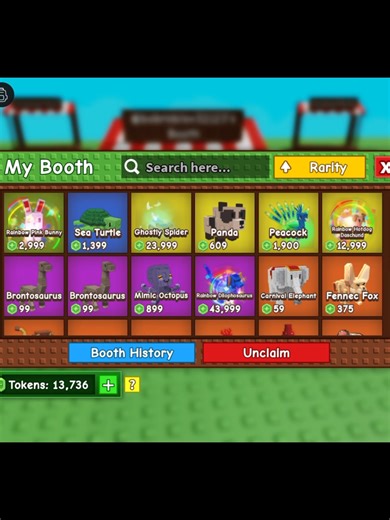 Selling everything for tokens! #growagarden #roblox