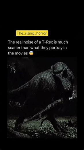Scientists say the real sound of a T-Rex #trex #foryou #explore #learn #nature #interesting #shorts