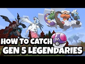How To Catch EVERY Generation 5 LEGENDARY in Pixelmon!