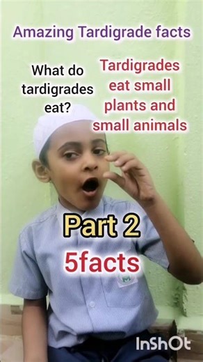 Tardigrades Facts Part 2 🐻💧 | Space Survivor Creature 😲 | Hamari Activity | Nazifa Miran