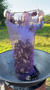 3.4M views · 23K reactions | How to cook crab salad recipe #food #recipe #reelviral #cooking | Primitive Art | Facebook