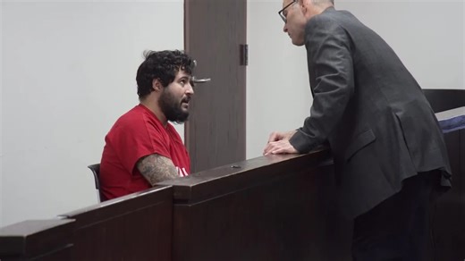 Joel Moreno Cobo in court for battery charge