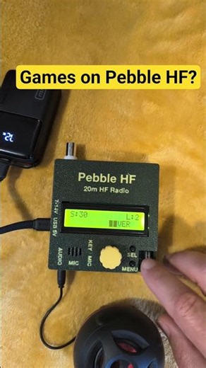 Morse Code game on a Pebble HF?